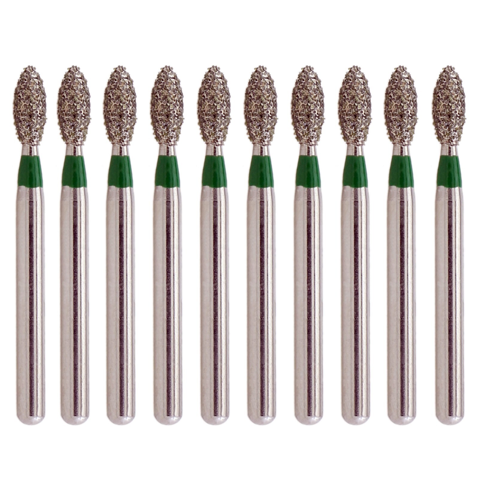 Dental Diamond Burs FG 379/023C Egg Football Shape Coarse Grit High Speed Bur