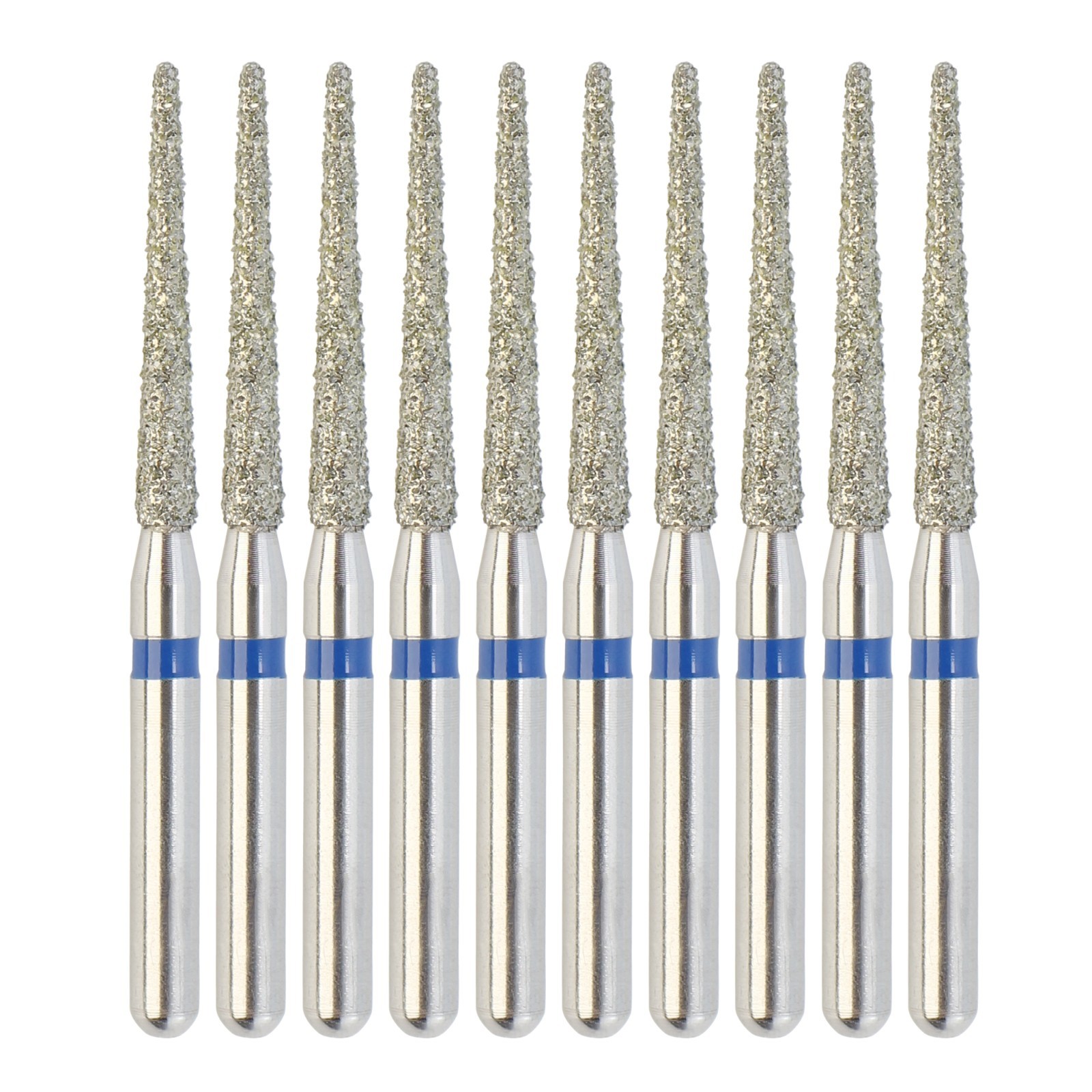 Multi-use Dental Diamond Burs FG Needle Taper Conical End Dia-burs TC-10