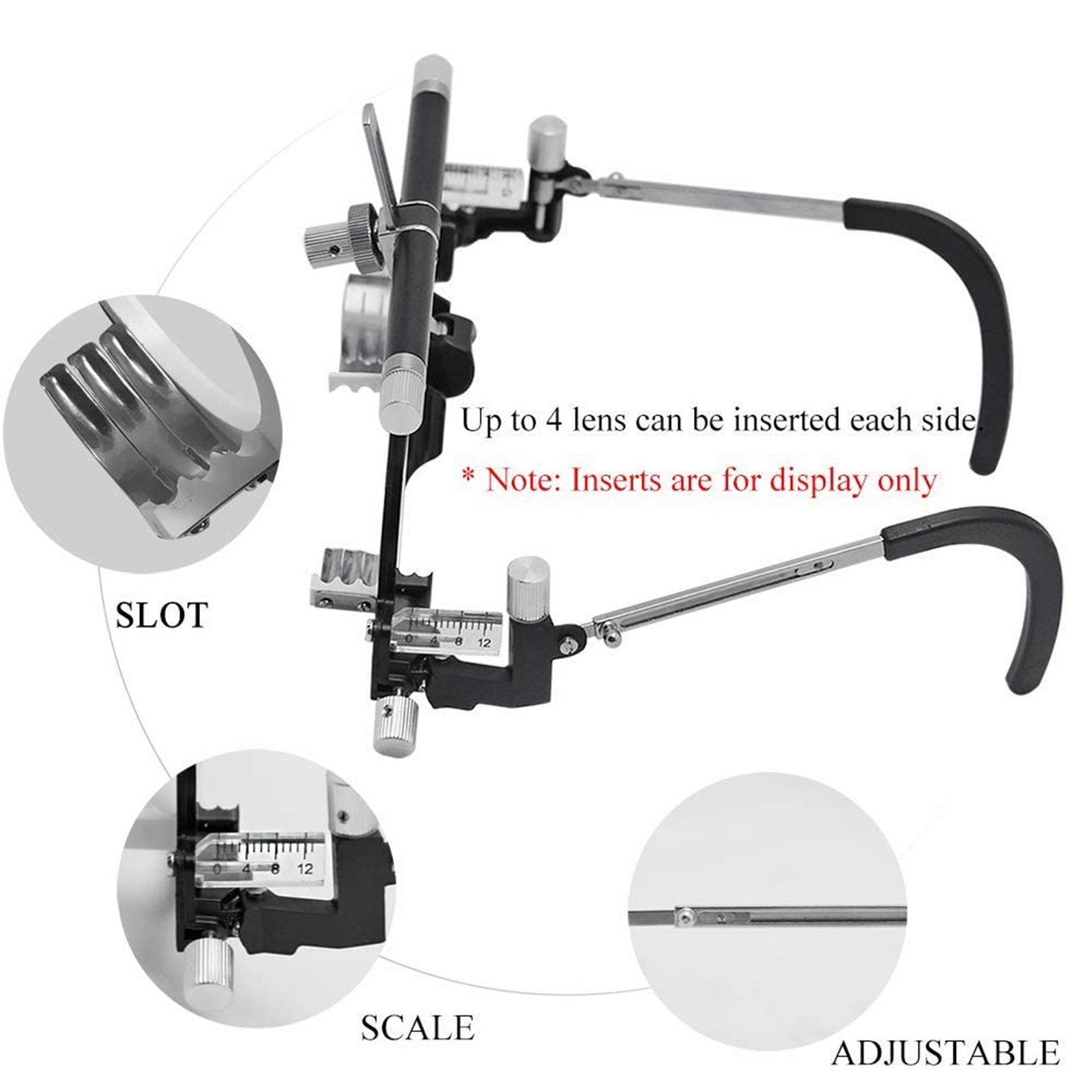 Adjustable Professional Optical Trial Lens Frame Eye Optometry Optometrist US