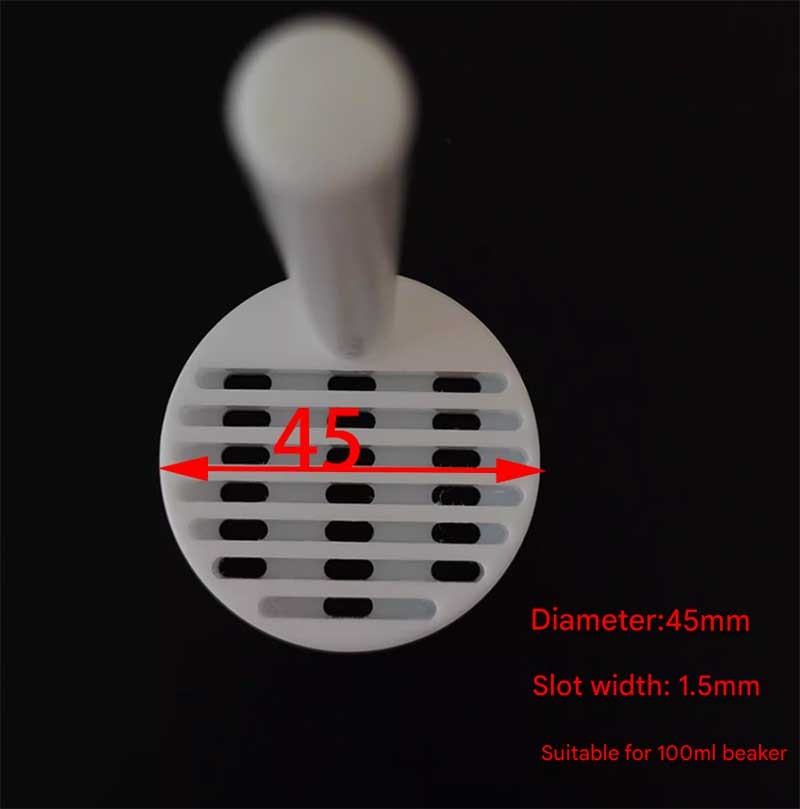 High Temperature Resistant PTFE Cleaning Rack for Lab Glass Beaker Cleaning