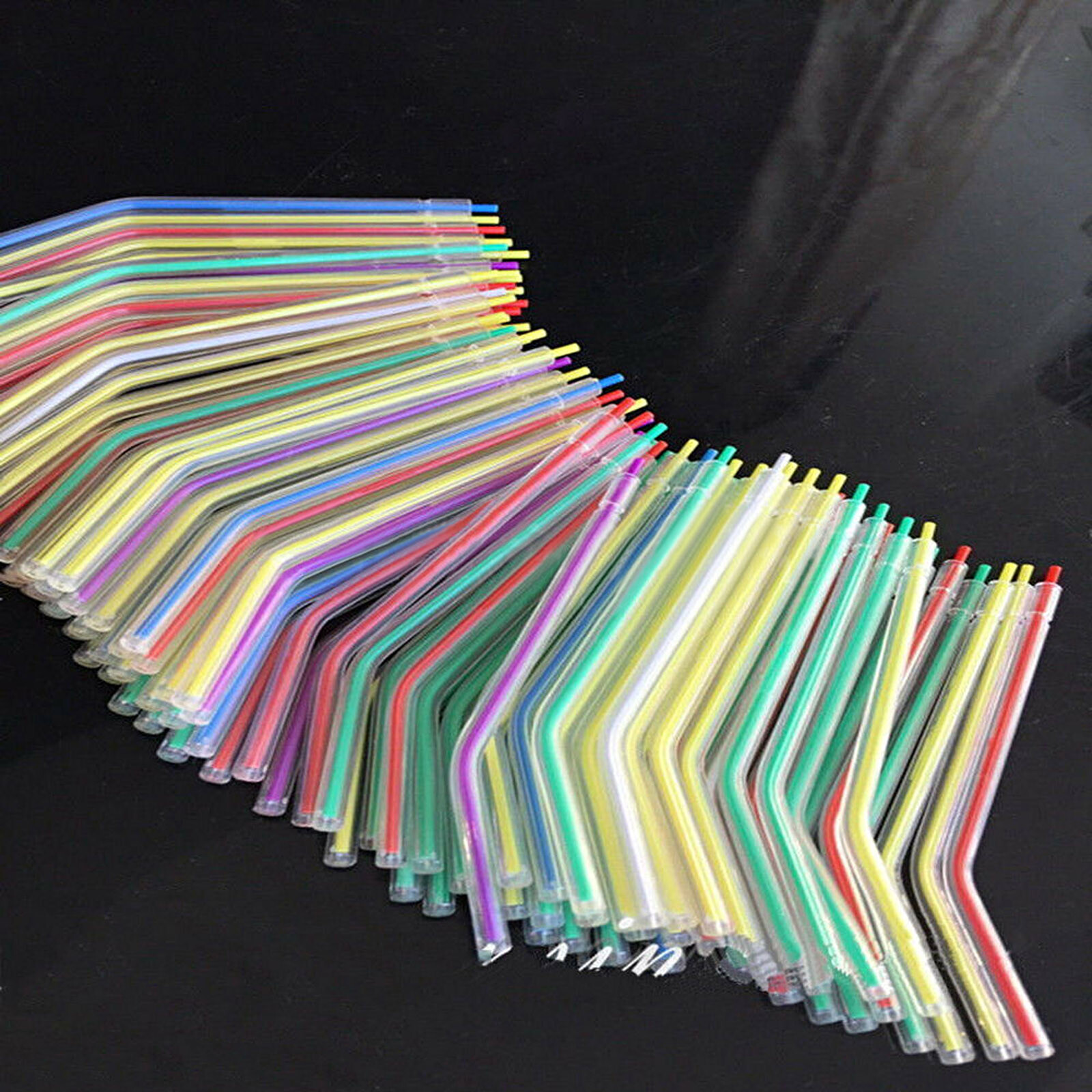 250pc Dental Disposable Spray Tips Triple Nozzles 3-Way Air Water Syringe Tip US