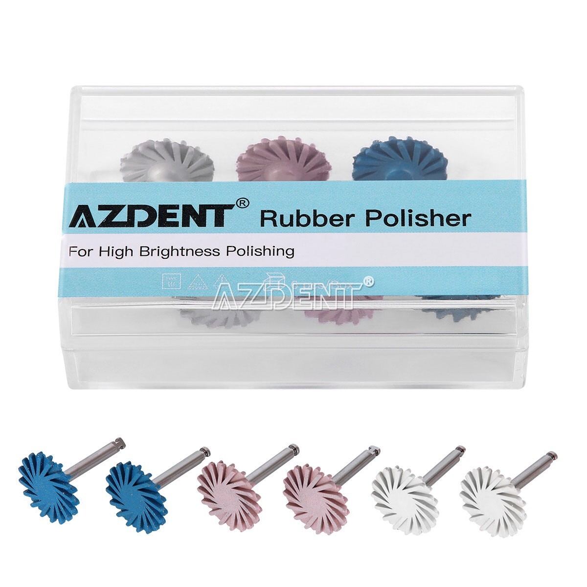 AZDENT Dental Composite Polishing Diamond System RA Disc 14mm Wheel Polisher