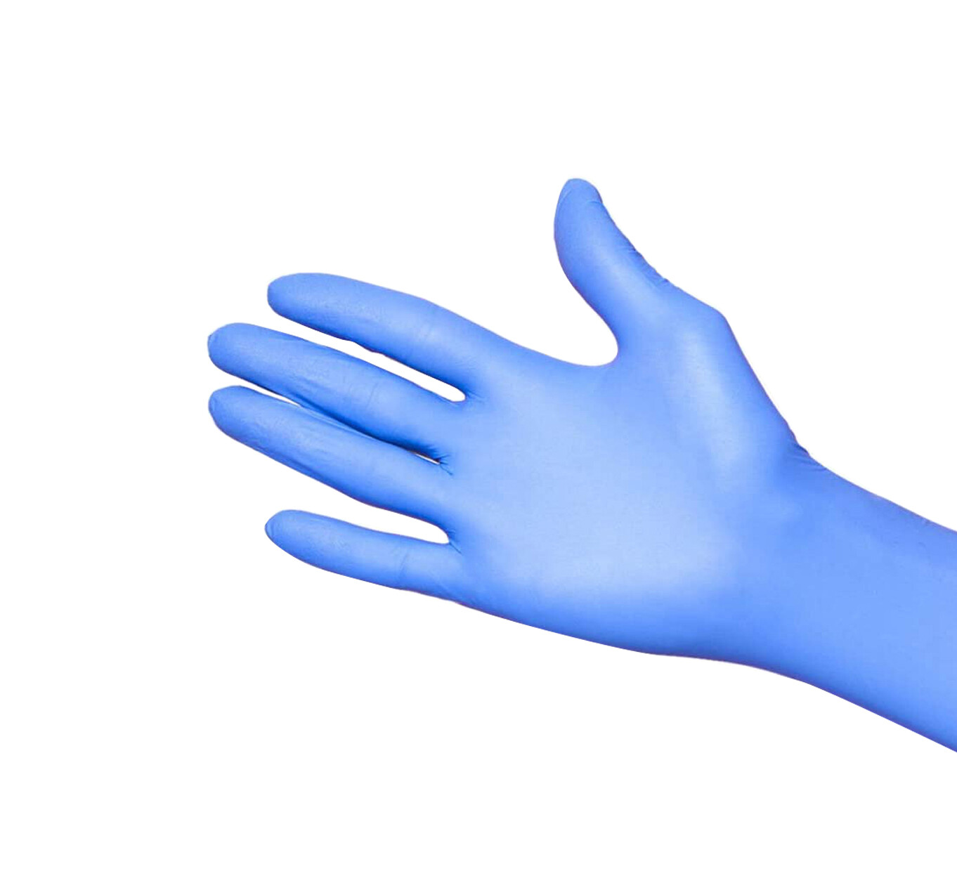 1000PCS Basic Blue Vinyl Synmax Exam Gloves M-SIZE