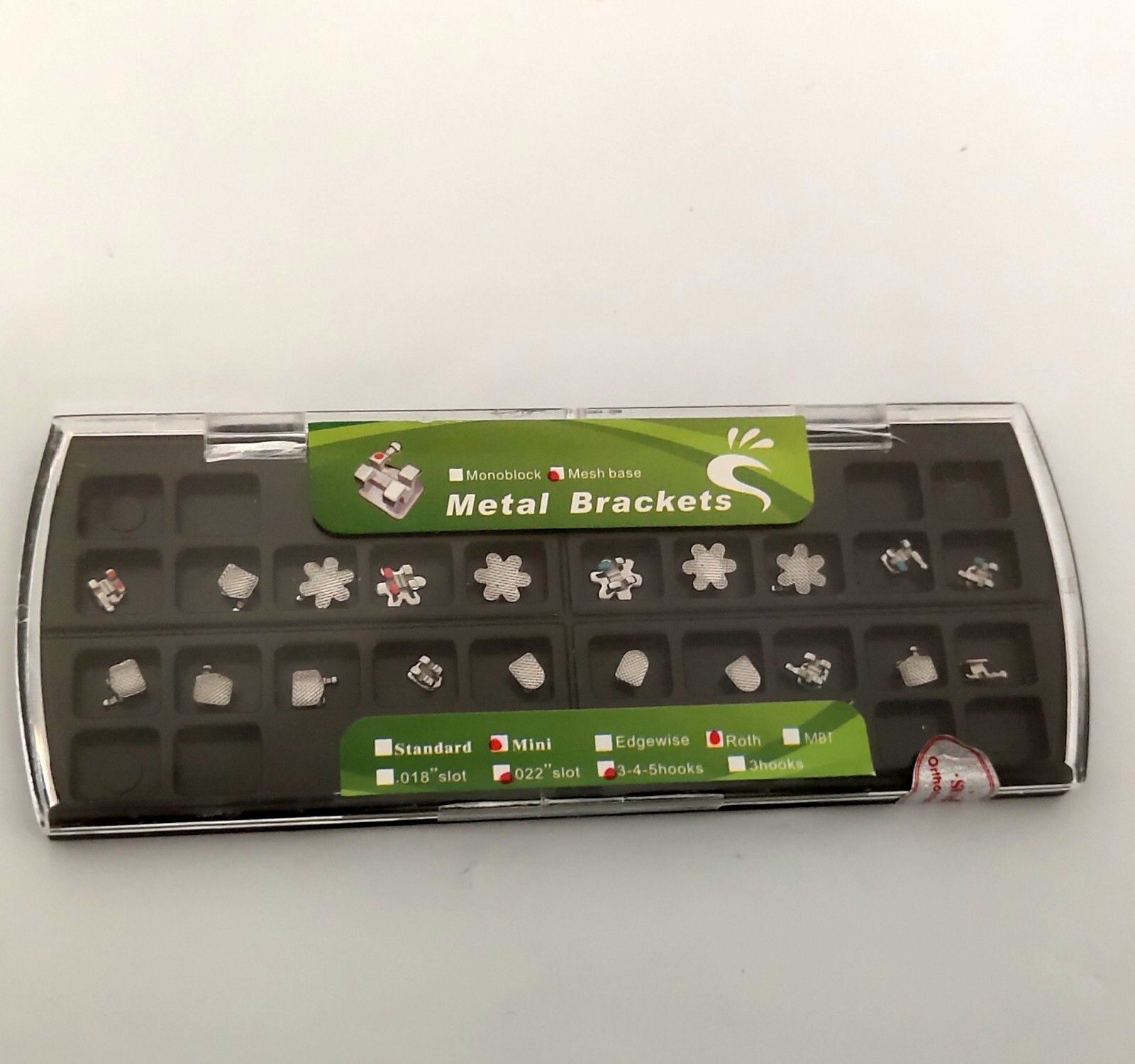 Dental Orthodontic Metal Braces Cartoon Flower Brackets Mini Roth 022 345 hooks