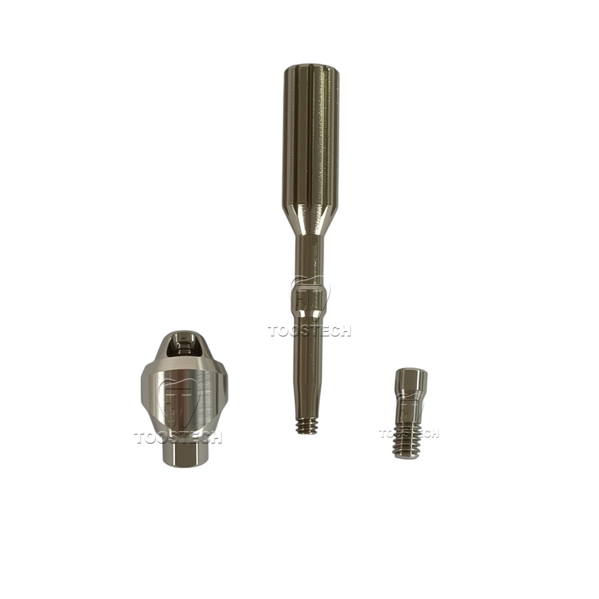 3pcs MUA 17º 30º angled multi unit abutment titanium fits to MIS Seven NP/SP