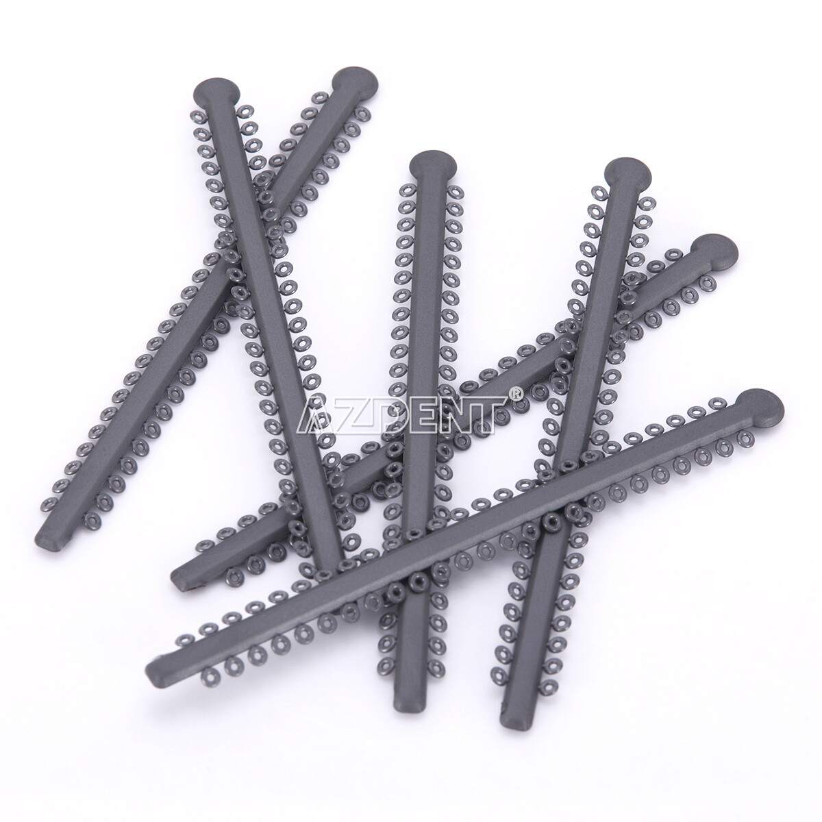 AZDENT Dental Orthodontic Elastic Ligature Ties Bands for Brackets 23 Colors