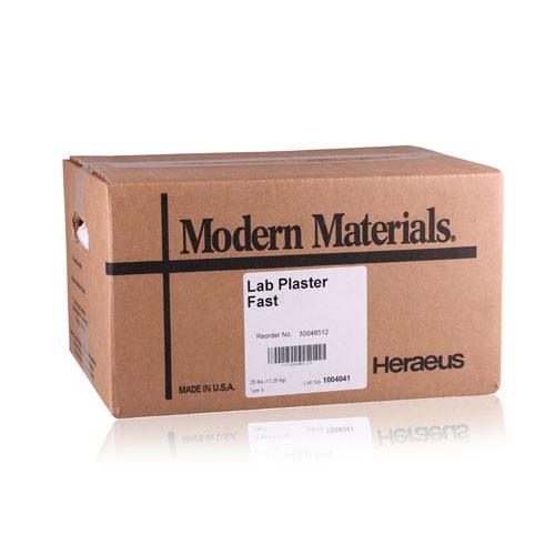 Kulzer 50048512 Modern Materials Lab Plaster White Fast Set 25 Lbs EXP Jan 2027