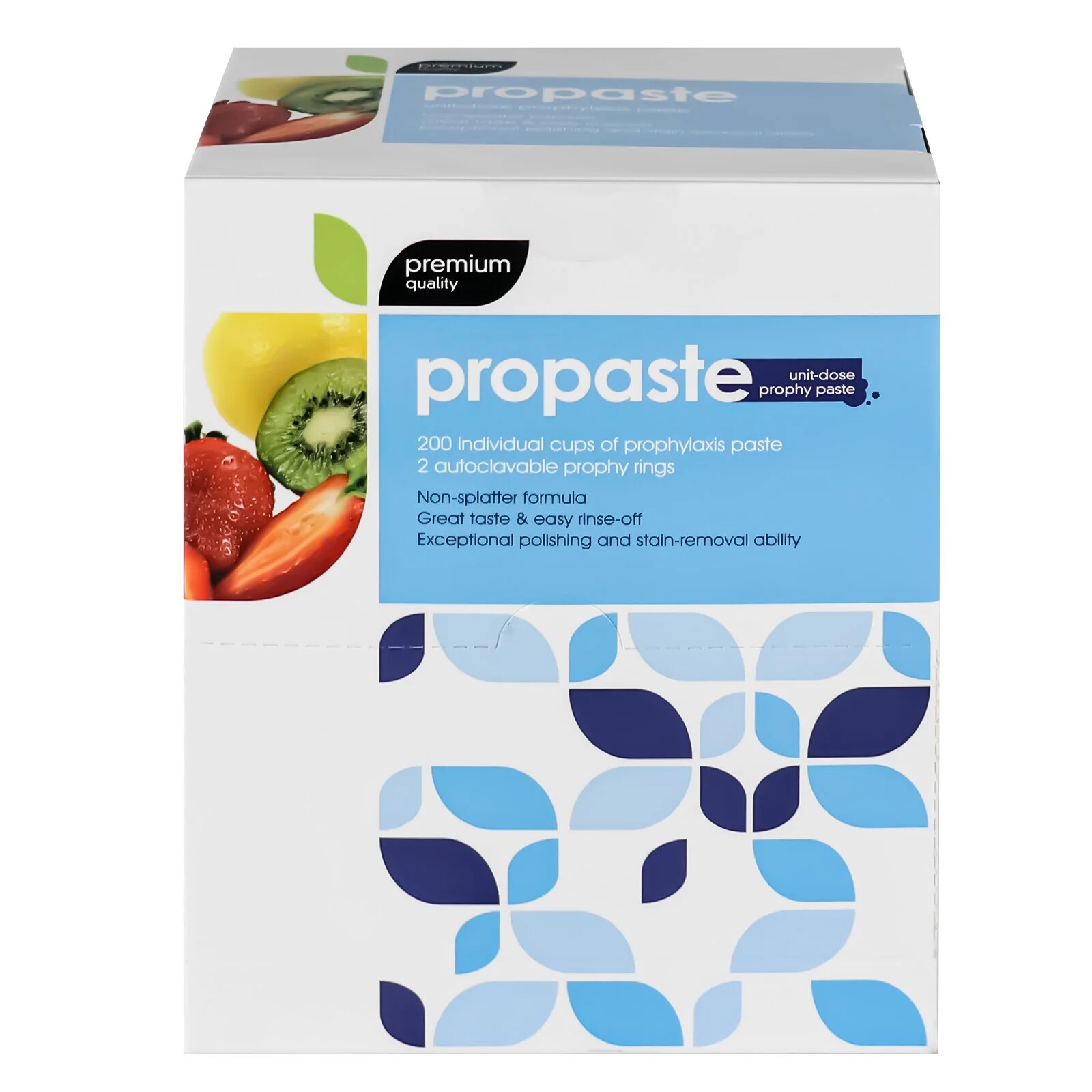 200 x ProPaste Prophy Paste Cups Autoclavable Prophy Rings with 2 Plastic