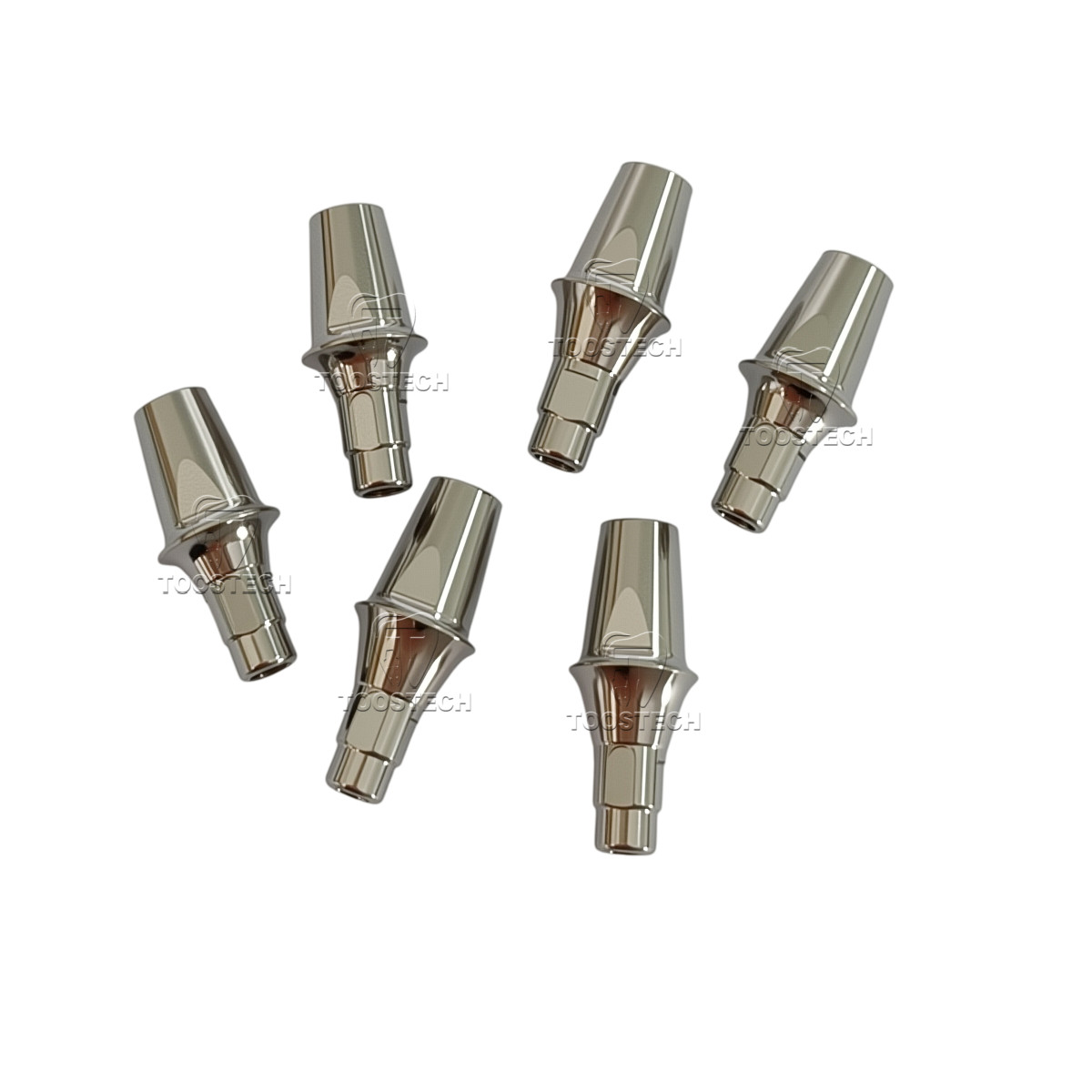 10pcs Titanium straight abutment fits to ITI Straumann RC D5.0/6.5 GH1/2/3mm