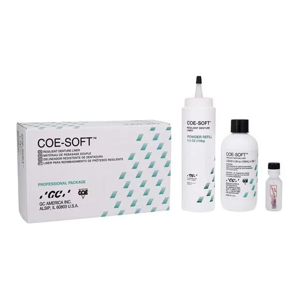 GC Coe-Soft Denture Resin Resilient Self Cure Professional Package REF 344011