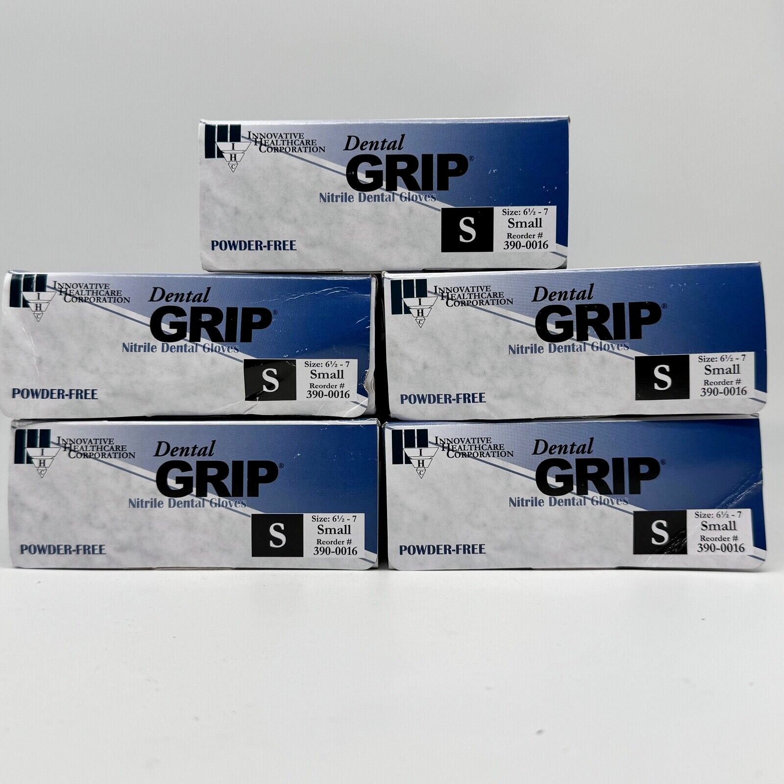 Innovative Healthcare Corp. Dental Grip Nitrile Gloves – S – 5PK x 100 Count
