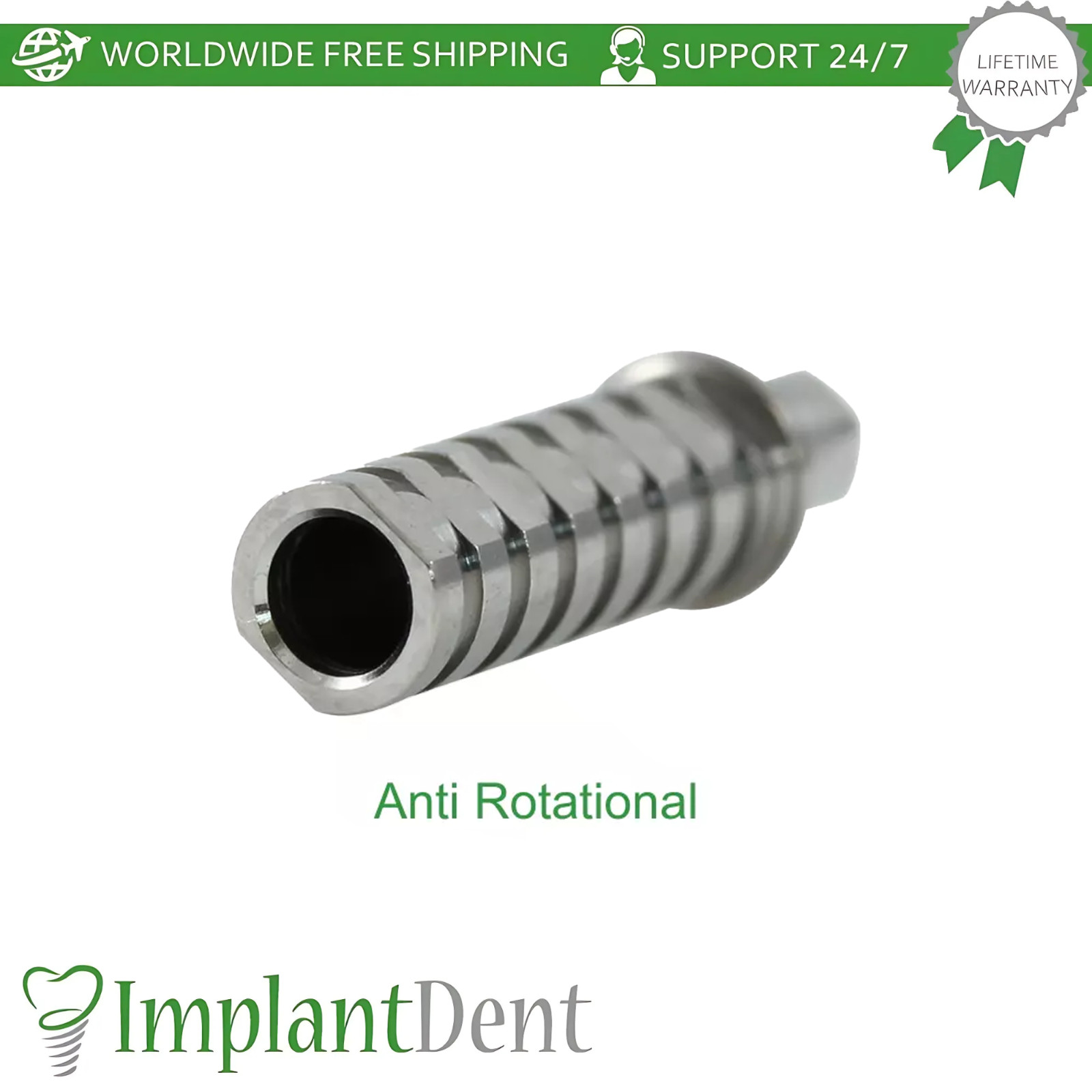 10x Titanium Temporary Dental Prosthetics NP Conical Connection 2.25mm Dentistry