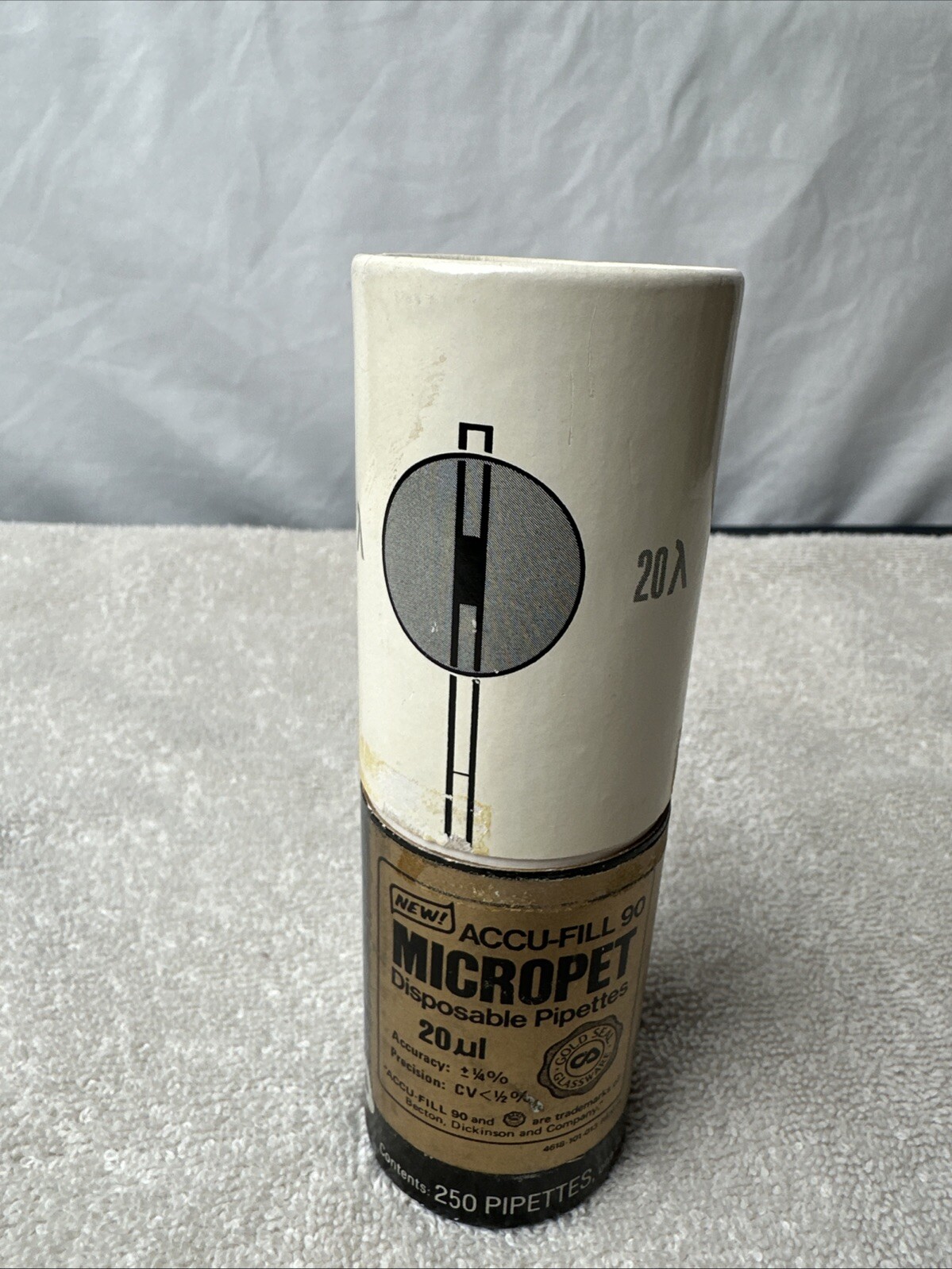 Clay Adams Accu-Fill 90 Micropet Disposable Pipette 20 µl
