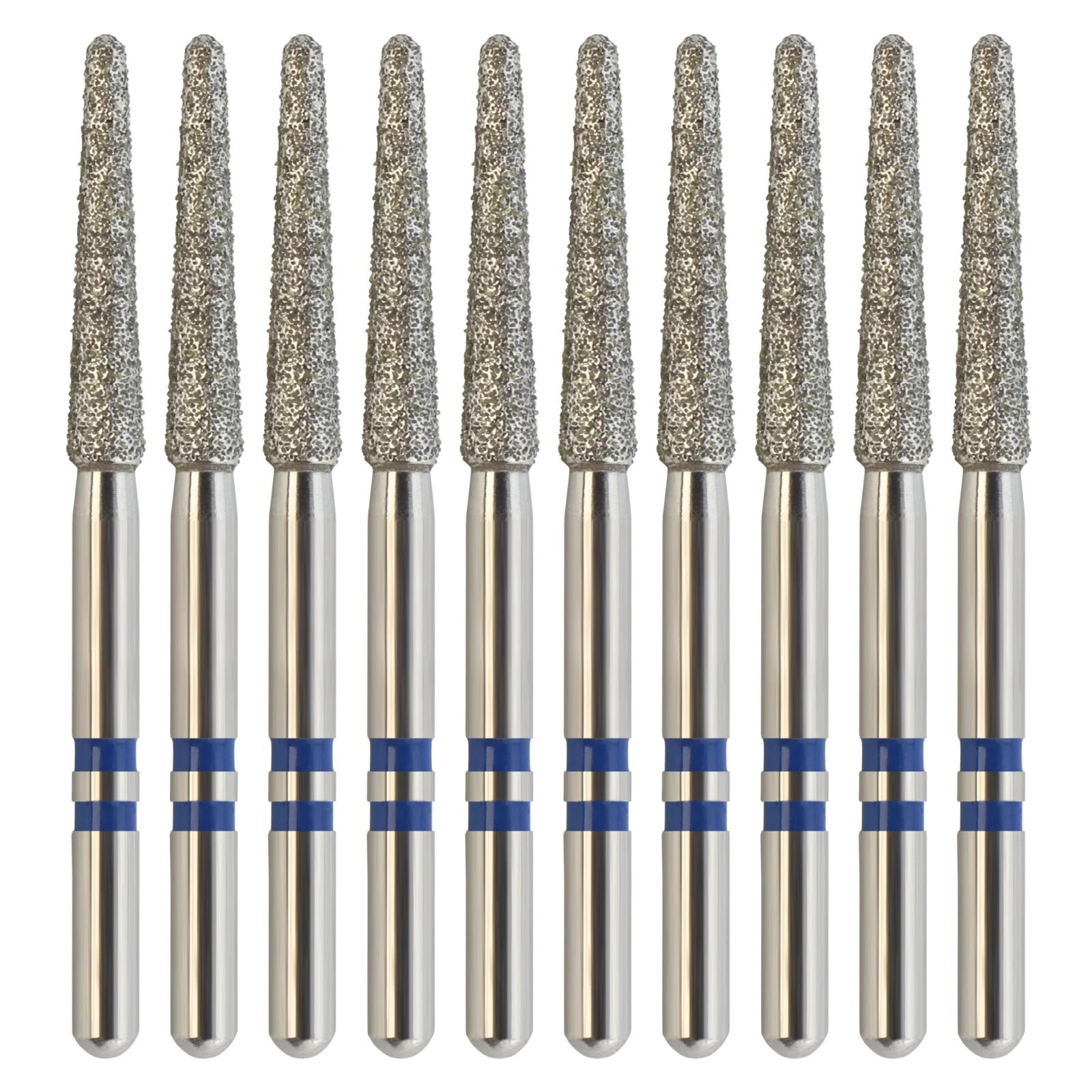 Dental Zirconia Diamond Bur Z850/018M FG Medium Round End Taper Zir-Cut Burs