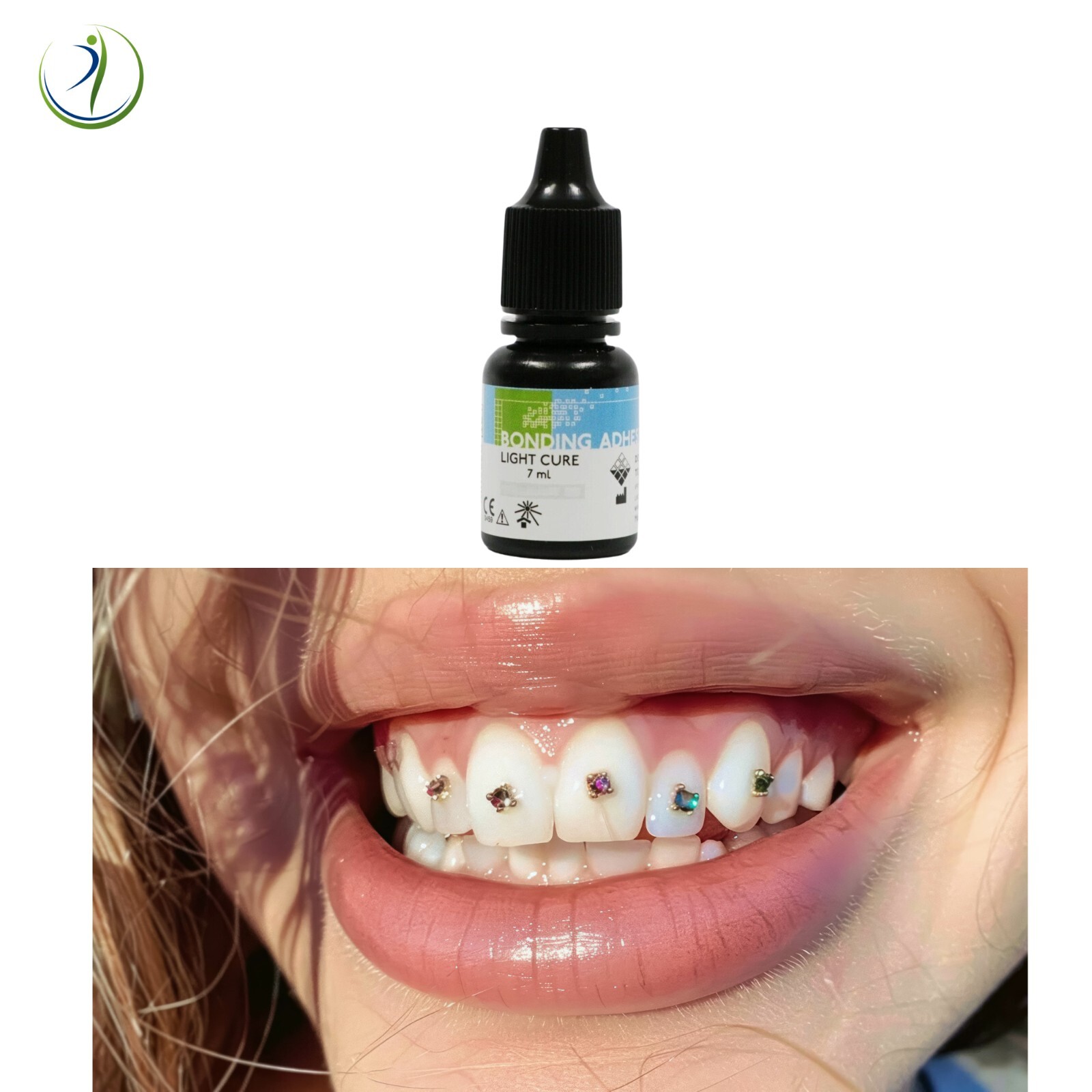 Professional Tooth Gem Rhinestone Placement Kit Materials — Stones Not Included