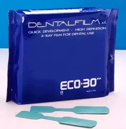 Dental Film Eco-30 Self Developing X-Ray Film With a Monobath Solution 50pcs C