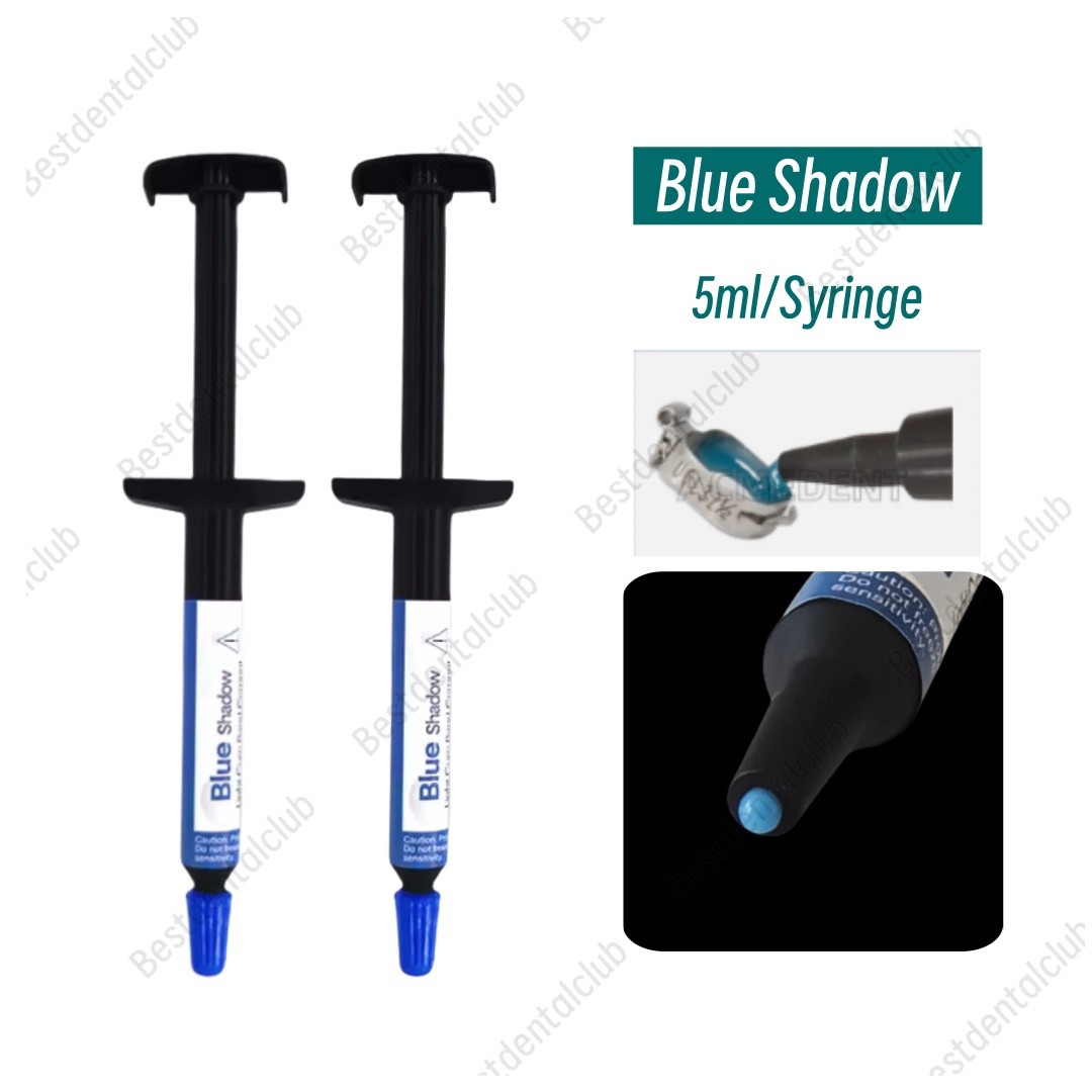 5g Dental Blue Glue Light Cure Band Cement Paste Orthodontic Brackets Bonding